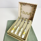 Kit 4 Talheres Limone - Garfo de Sobremesa