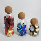 Kit Pote de Vidro Natural Cork