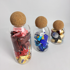 Kit Pote de Vidro Natural Cork