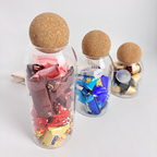 Kit Pote de Vidro Natural Cork