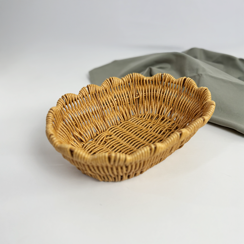 Cesta Pipa decorativa em fibra natural Casa Pitaya