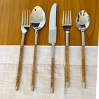 Kit 5 Talheres Natural Cork