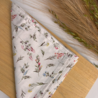Kit com 4 guardanapos de tecido linha Home Bella Casa Pitaya