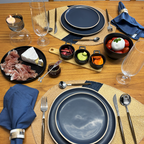 Lugar americano Folha decorativo Casa Pitaya