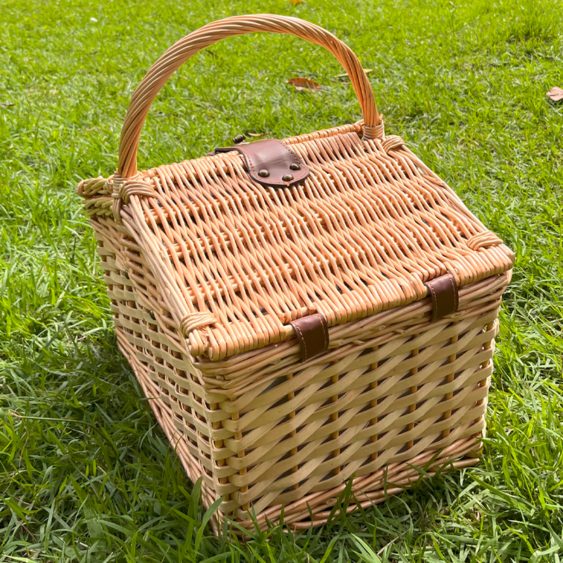 CESTO DE PIQUENIQUE XADREZ MARINHO