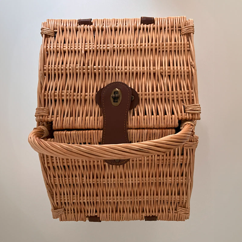 CESTO DE PIQUENIQUE XADREZ MARINHO