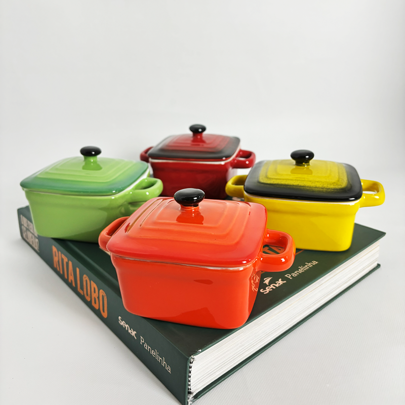 MINI PANELA RITA PORCELANA COM TAMPA