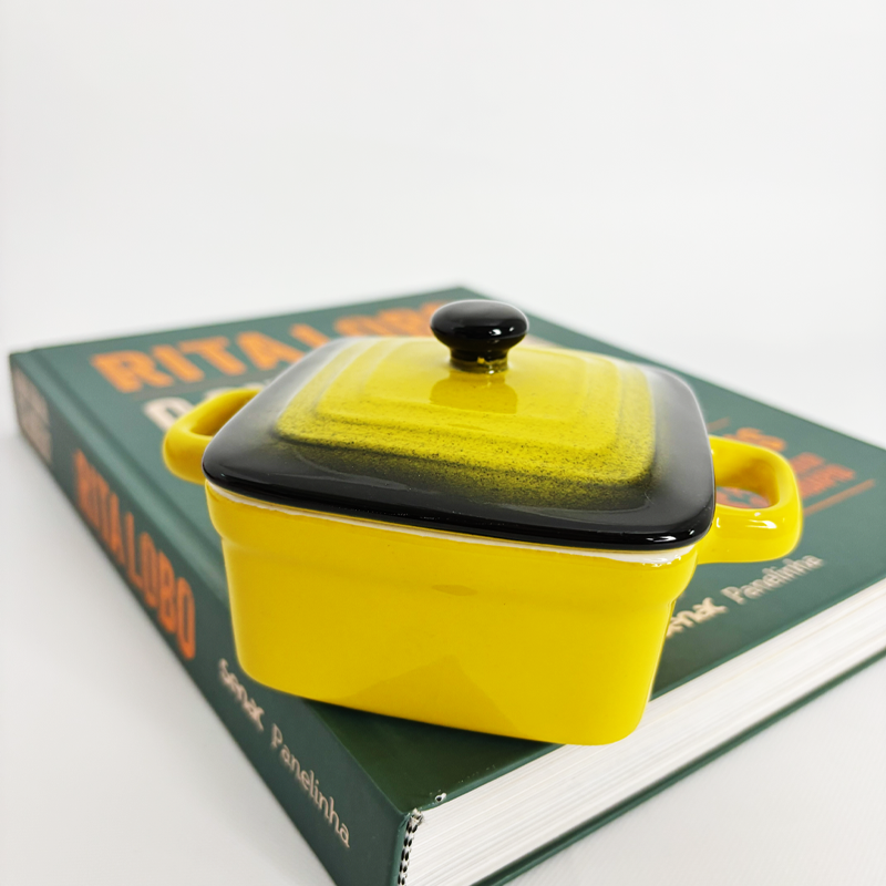 MINI PANELA RITA PORCELANA COM TAMPA