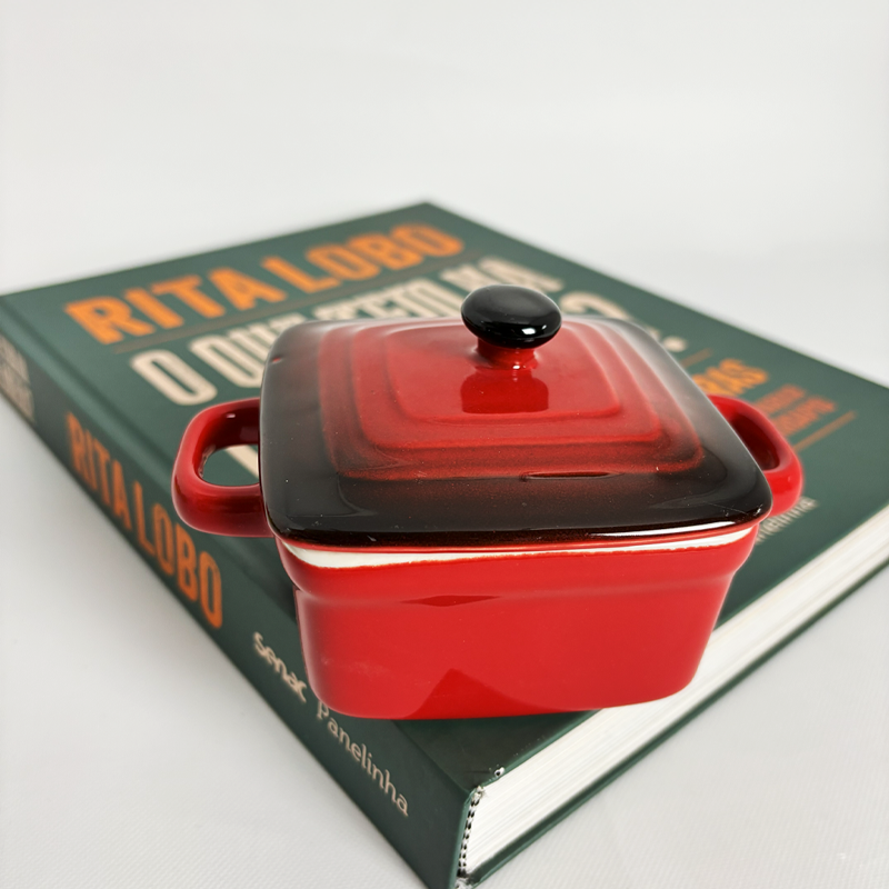 MINI PANELA RITA PORCELANA COM TAMPA