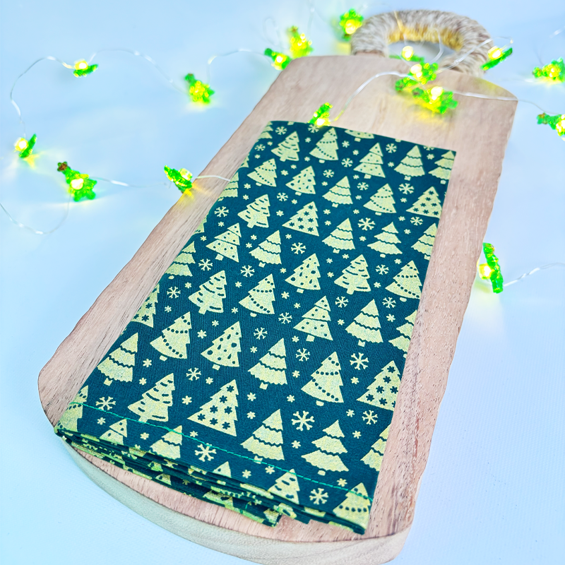 GUARDANAPO NATAL DOURADO