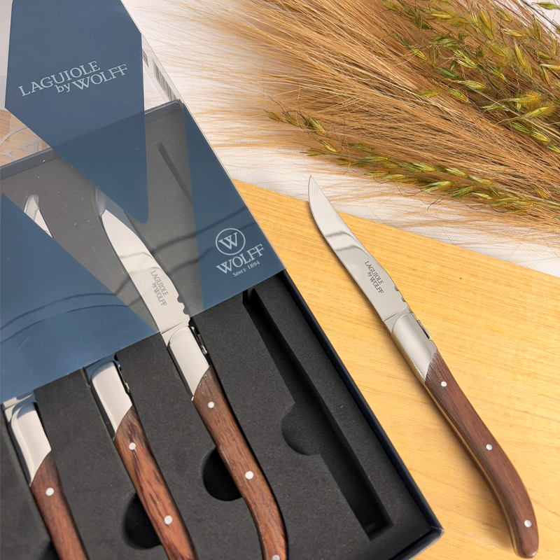 KIT 4 FACAS LAGUIOLE