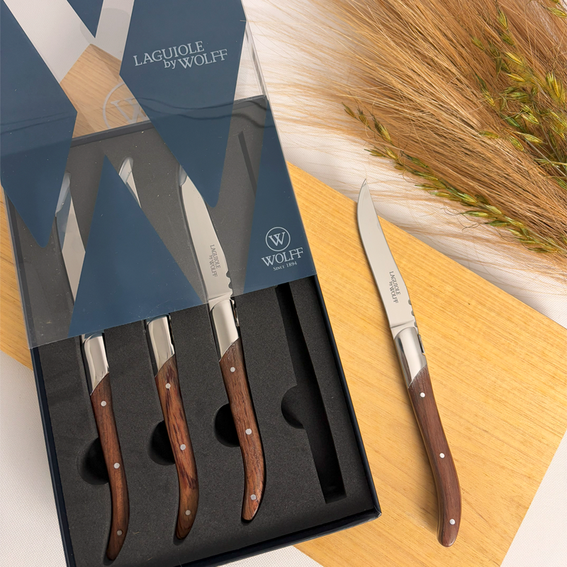 KIT 4 FACAS LAGUIOLE