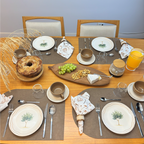 PRATO DE SOBREMESA FOLHAS E TRIGOS