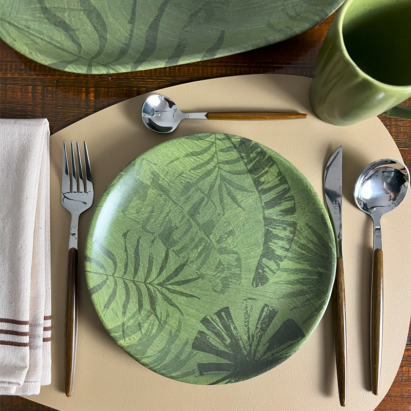 PRATO DE SOBREMESA PALM TREE