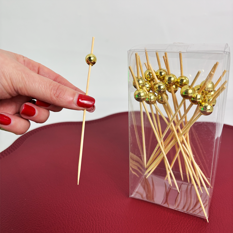 PALITO PARA APERITIVO BOLA DOURADA