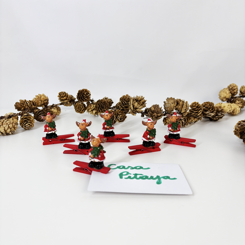 CONJUNTO DE 6 MARCADORES DE LUGAR RENA