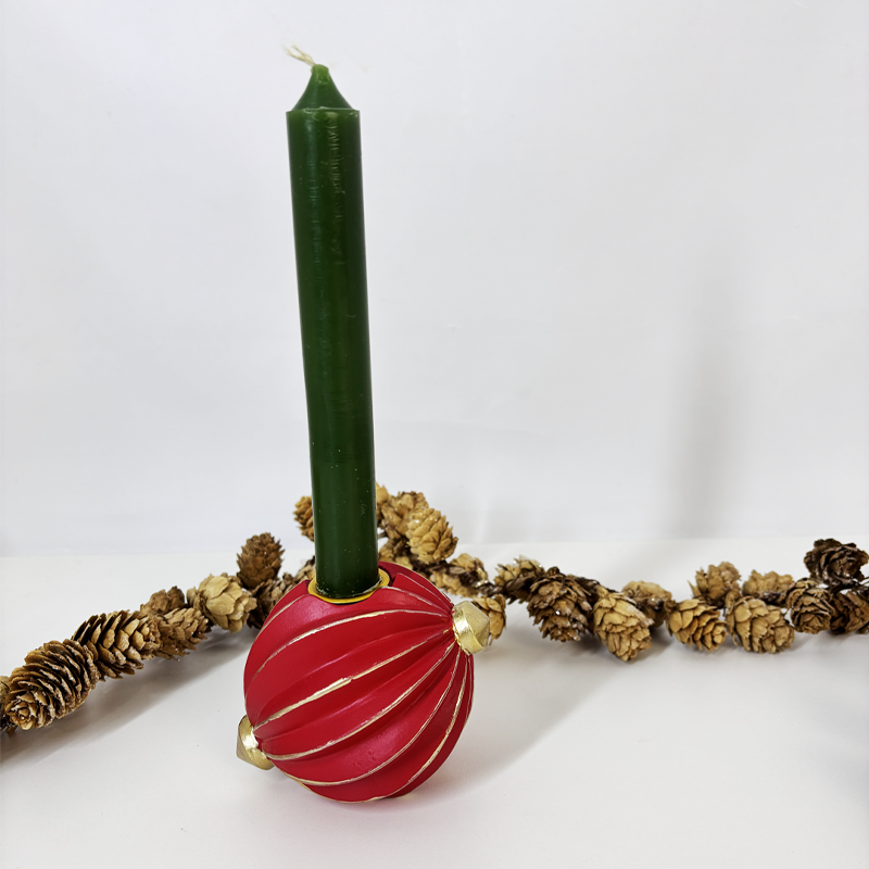 PORTA VELA BOLA VERMELHA