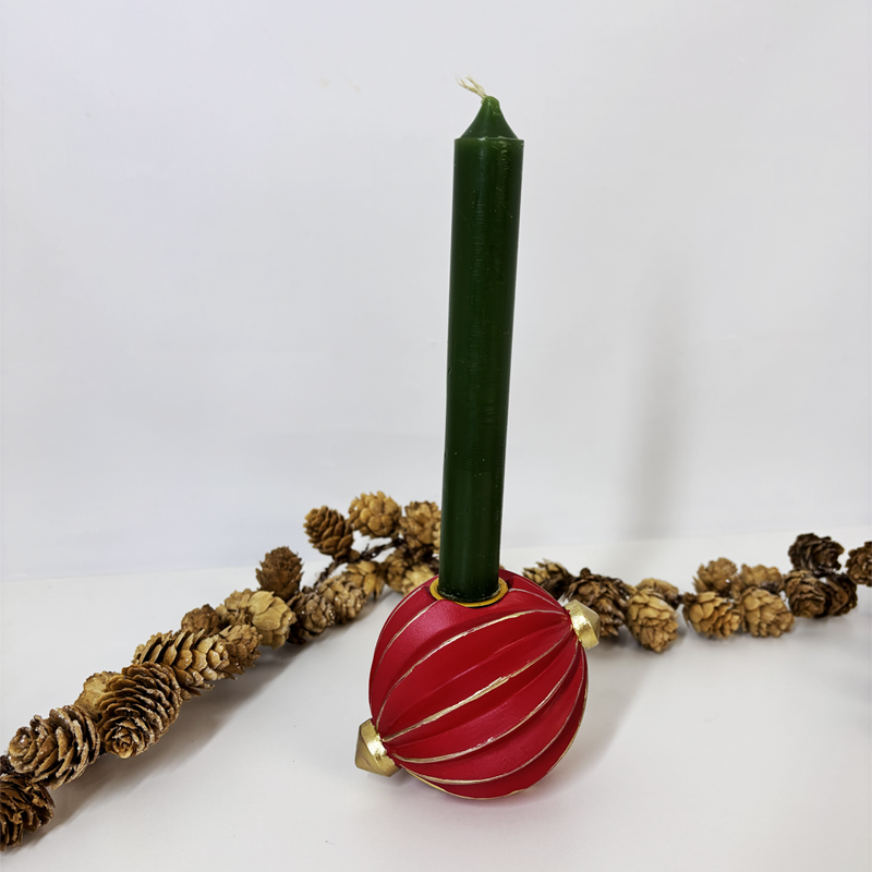 PORTA VELA BOLA VERMELHA