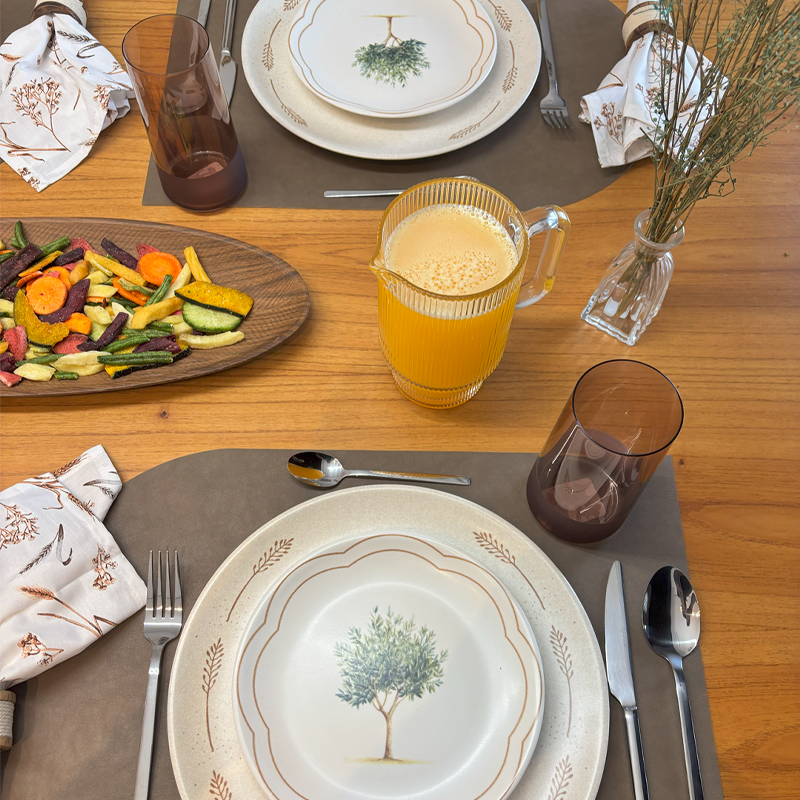 PRATO FOLHAS E TRIGOS