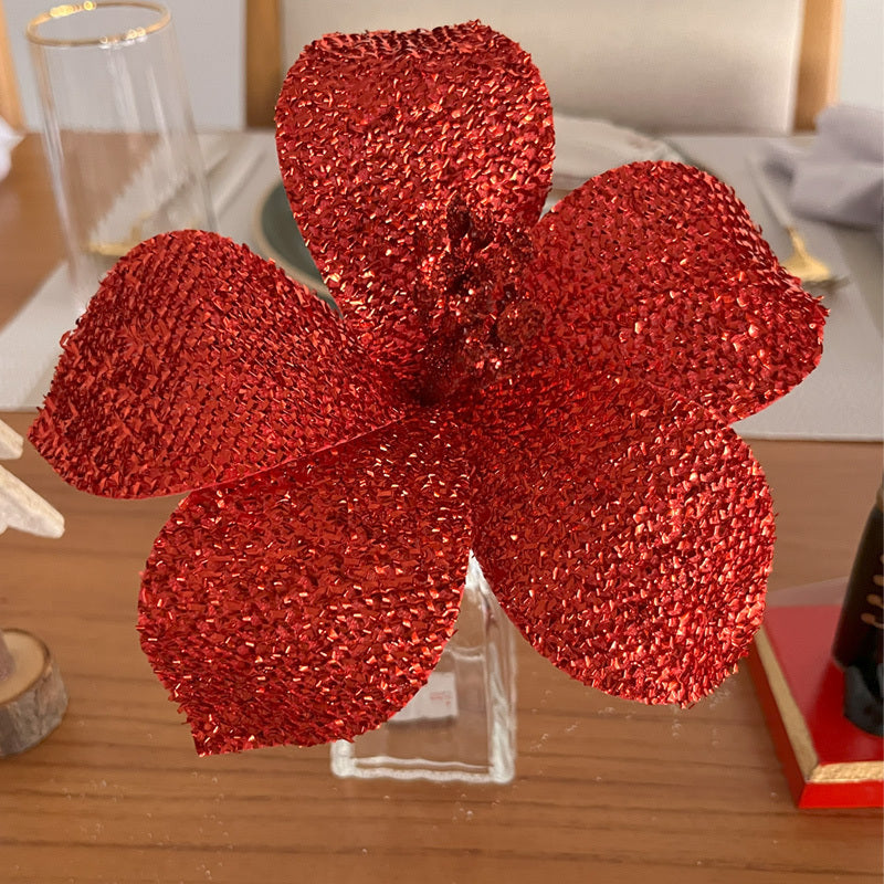 MAGNOLIA COM GLITTER VERMELHA