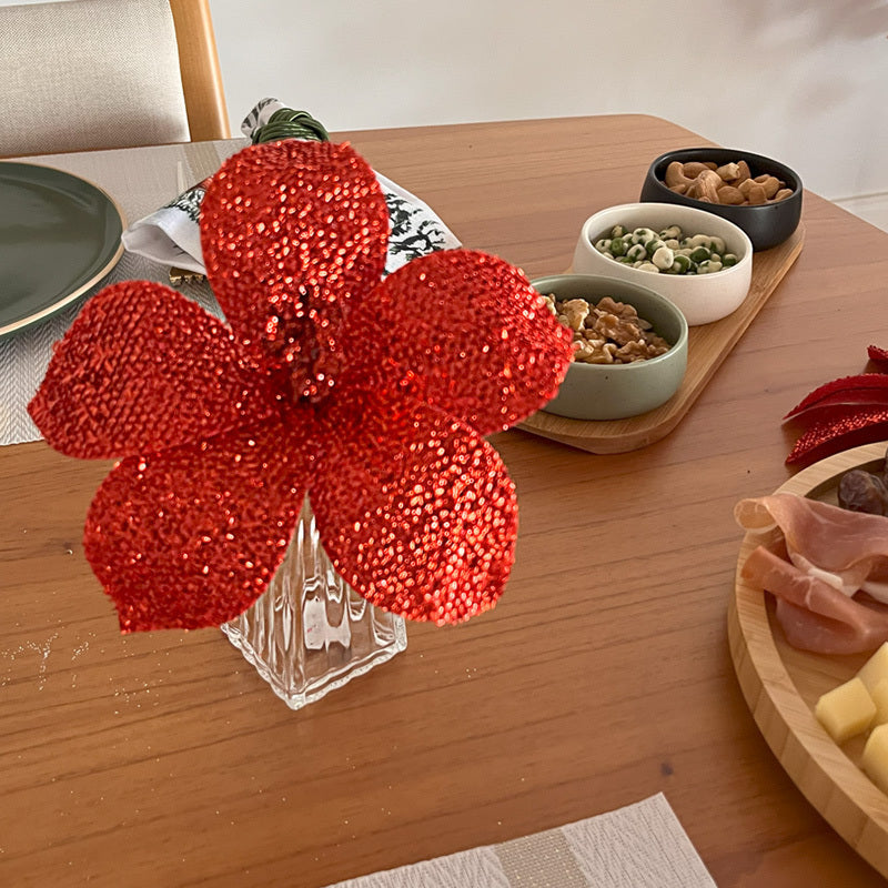 MAGNOLIA COM GLITTER VERMELHA