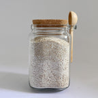 POTE QUADRADINHO COM COLHER