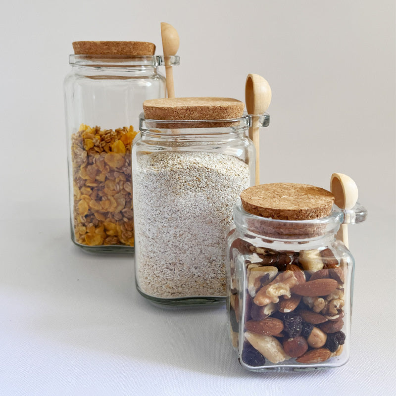 POTE QUADRADINHO COM COLHER