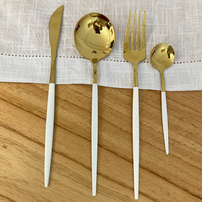 KIT DE TALHERES SLIM BRANCO