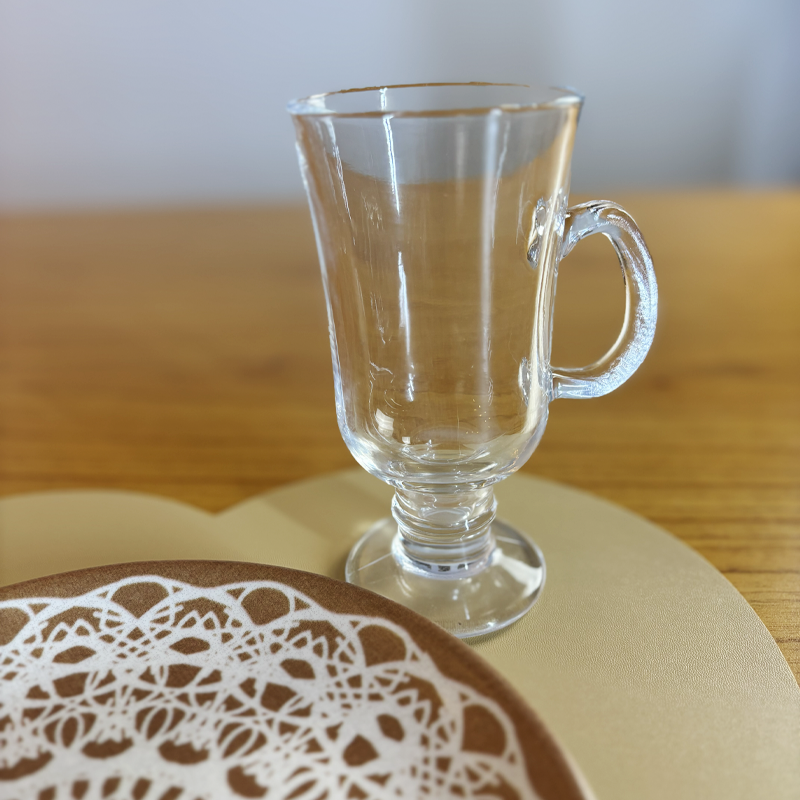 Taça Cappuccino Aconchego em vidro para café Casa Pitaya